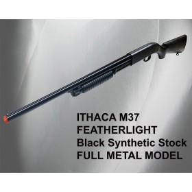 ITHACA M37 FEATHERLIGHT BLACK SYNTHETIC STOCK FULL METAL