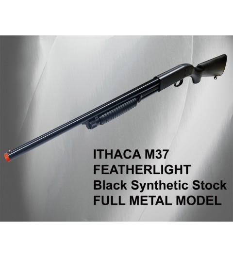 ITHACA M37 FEATHERLIGHT BLACK SYNTHETIC STOCK FULL METAL